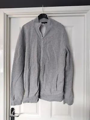 Buy New Look Mens Grey Zip Up Thin Jacket. Size Large • 3.50£
