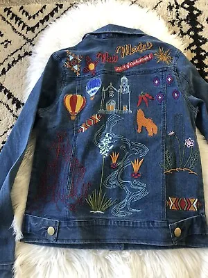 Buy Avani Del Amour Embroidered Jean Jacket Size Small New With Tags. New Mexico. F4 • 42.63£