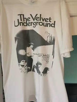 Buy The Velvet Underground T Shirt Extra Large White • 4£