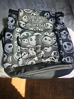 Buy Loungefly Jack Canvas Backpack Nightmare Before Christmas Simulated Leather  • 48.26£