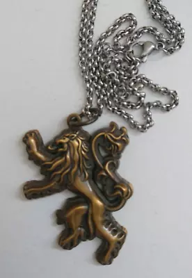 Buy HBO - Game Of Thrones - Golden Lannister Lion Crest Necklace - Official Merch • 9.99£
