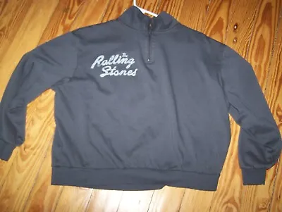Buy Rolling Stones Sweatshirt Size Large Zip Pullover Gray Jacket • 19.84£