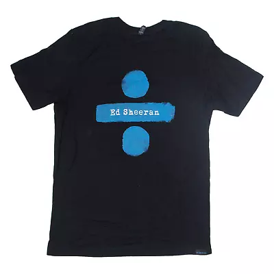 Buy GI-LO Ed Sheeran Divide Tour Band T-Shirt Black Short Sleeve Womens L • 12.99£