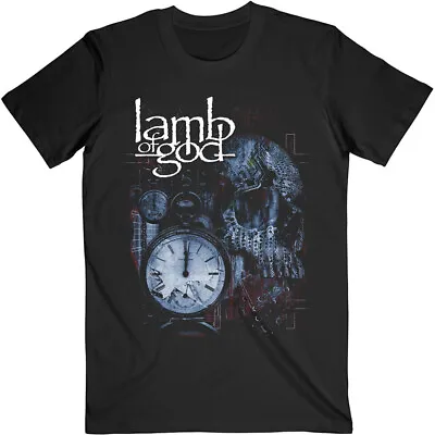 Buy Lamb Of God Circuitry Skull Recolor Black T-Shirt OFFICIAL • 16.59£