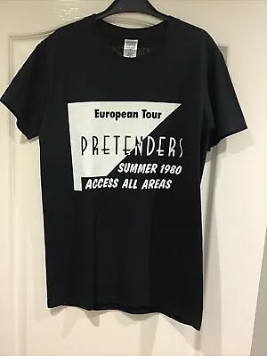Buy Pretenders European Tour Summer 1980 Access All Areas T Shirt New Official Rare • 6.99£