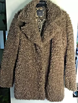 Buy Next Taupe Teddy Style Jacket Size 8 New Without Tags • 25£