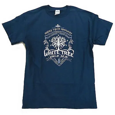 Buy S - 5XL > TOLKIEN  Lord Of The Rings  Inspired T-Shirt > White Tree Pale Ale • 15.99£