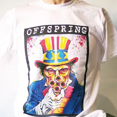 Buy The Offspring Punk Rock Short Sleeve White Unisex T-shirt S-3XL • 14.99£
