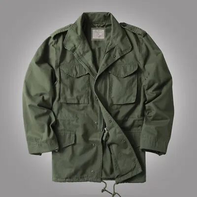 Buy M65 Combat Field Jacket Mens Military US Army Tactical Outdoor Parka Coat Hiking • 71.99£