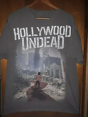 Buy Hollywood Undead- NFTU RARE Lic OOP Grey T-Shirt- XLarge • 28.44£