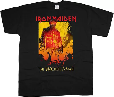 Buy Iron Maiden The Wicker Man Fire Official Tee T-Shirt Mens • 17.13£