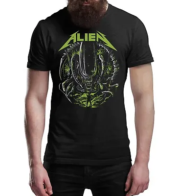 Buy Halloween Alien T-Shirt Adults & Kids Sizes Black T-Shirts Horror Movie & Gaming • 11.95£
