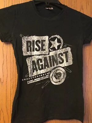 Buy Rise Against - Black Shirt - Ladies Cut - S - Bay Island Sportswear.   • 37.80£