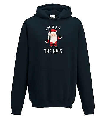 Buy Christmas Jumper I Do It For The Ho's Funny Pun Xmas Hoodie Jumper All Sizes • 21.99£