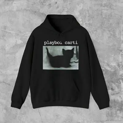 Buy Playboi Carti Black Cat Pullover Hoodies WLR Merch,trendy Oufits,gifts • 39.06£