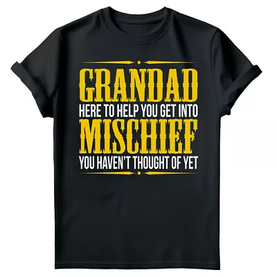 Buy Grandad Mischief Funny Dad Fathers Day Gift Novelty Mens T-Shirts Tee Top #FD • 9.99£