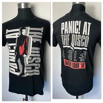 Buy Panic At The Disco 2016 Winter Tour T-shirt, Double Side, M • 6£