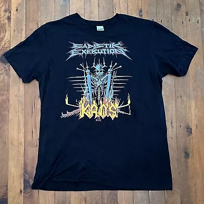 Buy Sadistik Exekution K.A.O.S. Black Band Tshirt Size L  • 18.33£