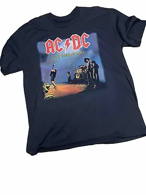 Buy AC/DC Let There Be Rock Vintage Print T-Shirt • 30£
