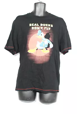 Buy Disney George Donald Duck T-shirt XL Graphic Print Real Ducks Dont Fly Mens • 14.99£