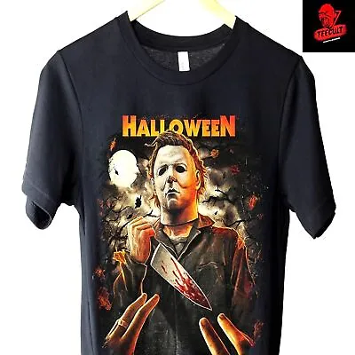 Buy Michael Myers  Halloween  Horror Movie Heavy Cotton Unisex T-Shirt S-3XL 🎃 • 23.88£