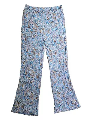 Buy Intimissimi Women's St Ocean Paisley Pajamas Pants Blue Medium NWT Size SMALL  • 66.14£