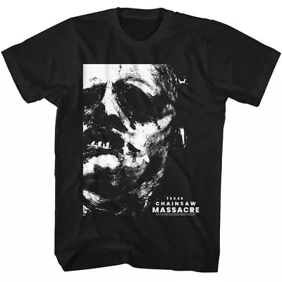 Buy Texas Chainsaw Massacre - Face Poster - Licensed - Adult Short Sleeve T-Shirt • 86.88£