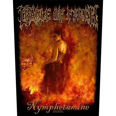 Buy CRADLE OF FILTH Back Patch: NYMPHETAMINE: Album Cover Lp Cd Official Merch Gift • 8.95£