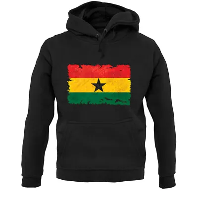 Buy Ghana Grunge Style Flag - Hoodie / Hoody - Ghanaian - Country - Travel - Flags • 24.95£