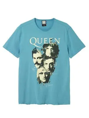 Buy Amplified Queen Signature Teal T-Shirt • 13.96£