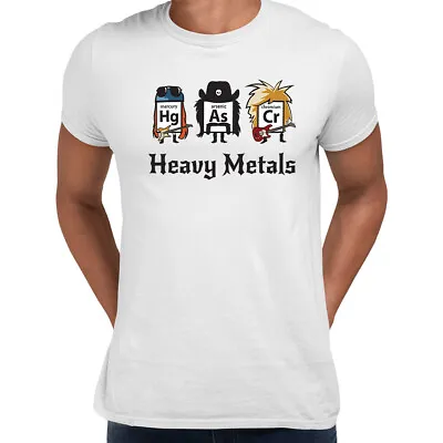 Buy Heavy Metals Nerd T-shirt Science Funny Periodic Table Gift Kids Men Women • 12.99£