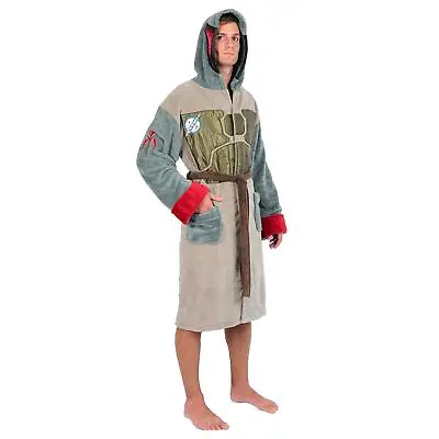 Buy Star Wars Boba Fett Hooded Bathrobe For Men/Women One Size Fits Most Adults • 74.93£