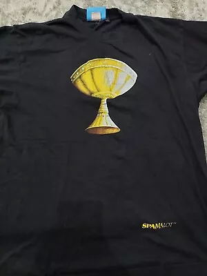 Buy Vintage Spamalot Monty Python T-shirt - Y2K 90s - Size Large (Holy Grail) • 13.50£