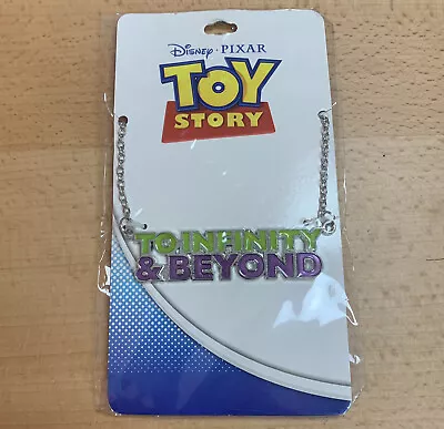 Buy Disney Pixar Toy Story Necklace To Infinity Beyond Authentic Buzz Lightyear NOS • 21.20£