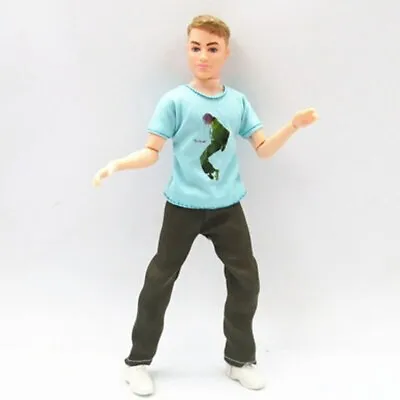 Buy Blue T-shirts Trousers Pants 1/6 Boy Doll Clothes For Ken Doll Outfits Kids Toy • 2.73£