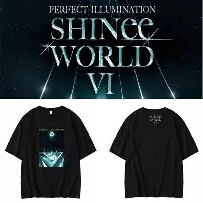 Buy Kpop SHINEE T-SHIRT WORLD VI PERFECT ILLUMINATION Tshirt Unisex Cotton TEE • 18.60£