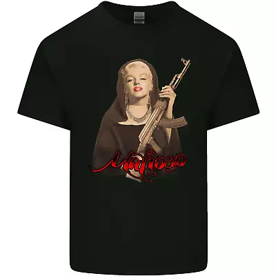 Buy Marilyn Mafioso AK-47 Gangster Mafia Mens Cotton T-Shirt Tee Top • 10.75£