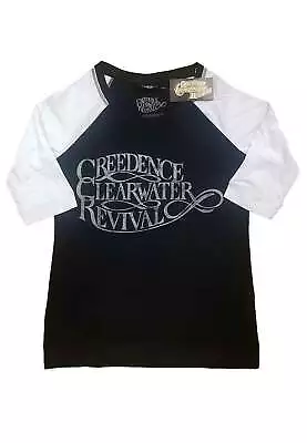 Buy Creedence Clearwater Revival  Vintage Logo Raglan • 12.94£