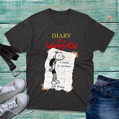 Buy Diary Of A Wimpy Kid World Book Day T-Shirt Comic Story A Novel In Cartoons Top • 11.99£