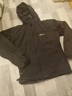 Buy Berghaus Ladies Jacket Waterproof Jacket Size 12 UK In Black • 12.50£