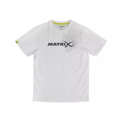 Buy Matrix Hex Print T-Shirt White • 20.95£