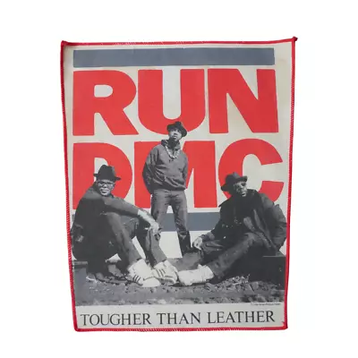 Buy Vintage 1980's RUN DMC Sew On Back Patch For Denim Jacket Rap Hip Hop • 50£