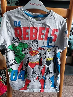 Buy Superman Batman Rebels T Shirt 5-6 Years • 2£