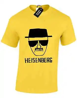Buy Heisenberg Face Mens T Shirt Breaking Bad Inspired Walter White Los Pollos • 7.99£