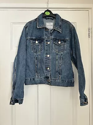 Buy Ladies Denim Jacket Size 10 • 3.50£