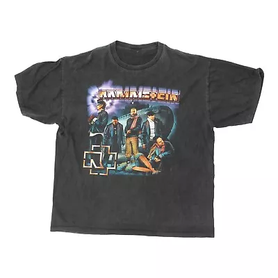 Buy Rammstein Rosenrot Mens Black Tshirt | Vintage Y2K Neue Deutsche Härte Band Tee • 75£