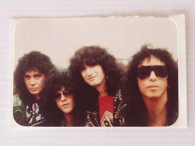 Buy VINTAGE 80s KISS BAND ALBUM TOUR PROMOTIONAL COVER PHOTO STICKER OFFICAL MERCH • 7.79£