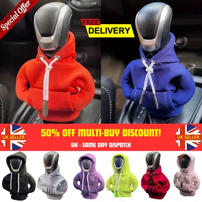 Buy Car Gear Shift Hoodie Stick Knob Cover Funny Sweatshirt Protector Auto Interior • 3.49£