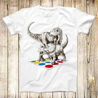 Buy Dinosaur Trex Triceratops Fight Gamer T Shirt Meme Men Women Unisex Top Tee 3716 • 6.35£