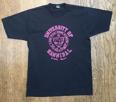 Buy Vintage Hannibal University T Shirt. Size M.  .USA. College T. • 18£